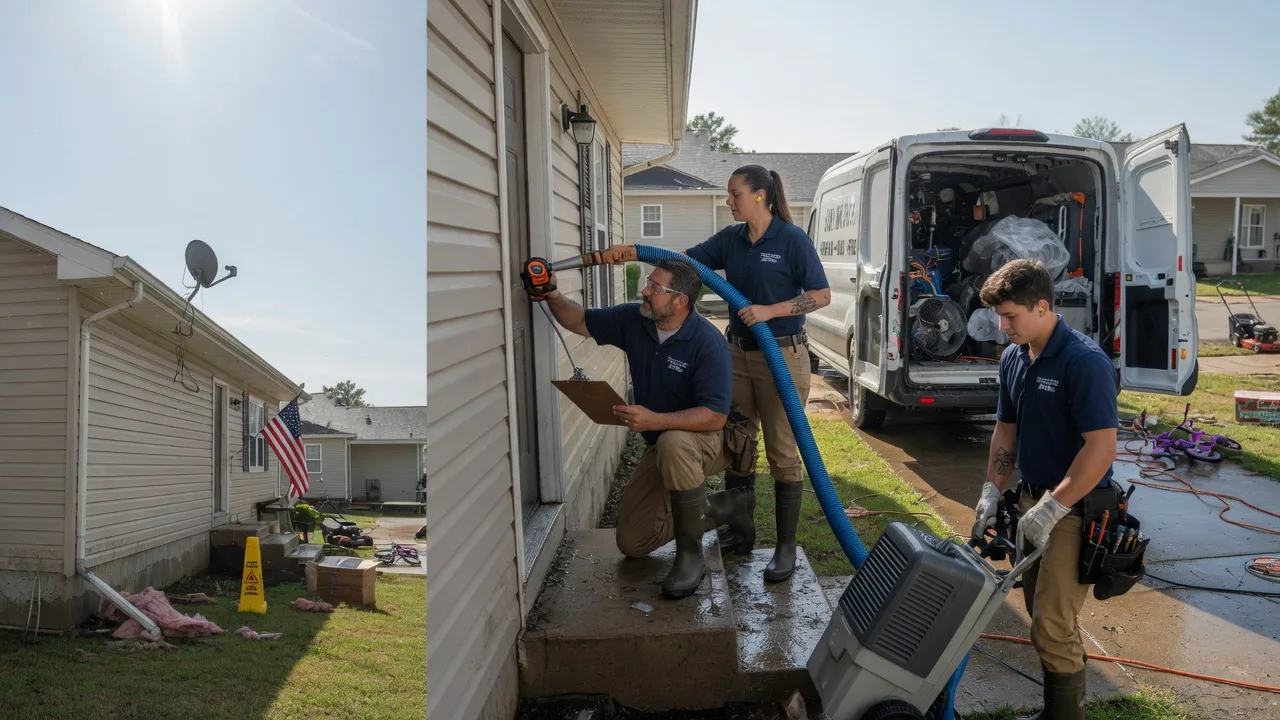 Ceiling Water Damage Restoration in Southmayd, TX near me