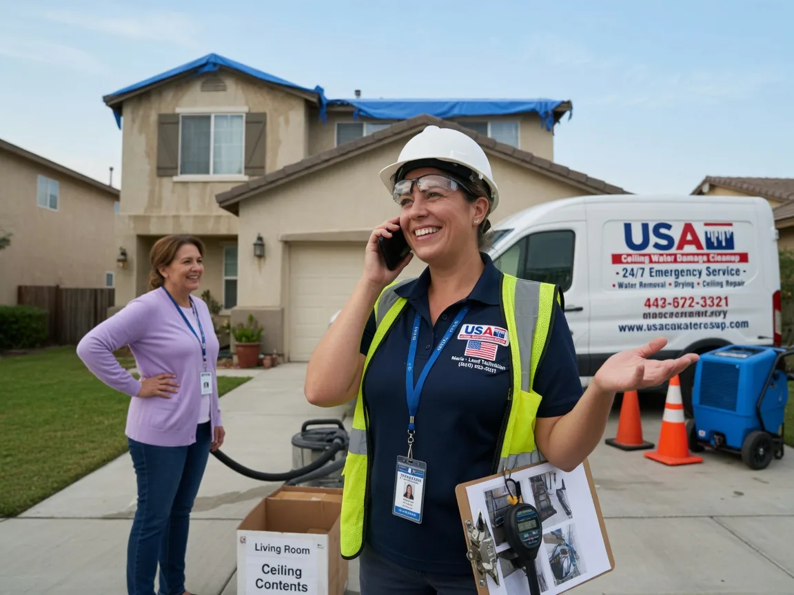 Ceiling Water Damage Restoration Southmayd, TX FAQs